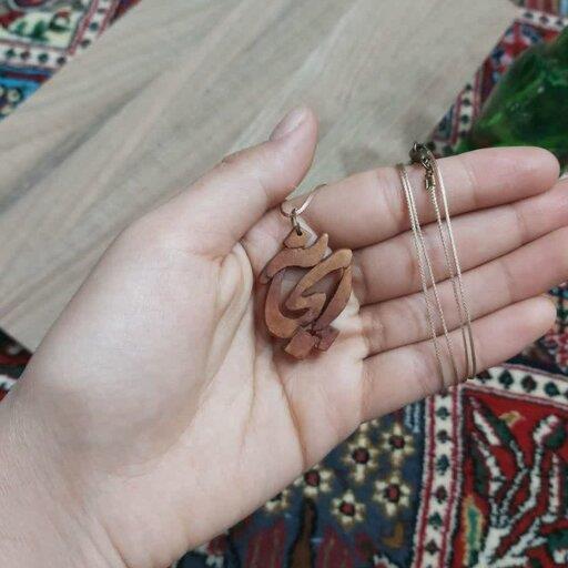 گردنبند چوبی ریحانه